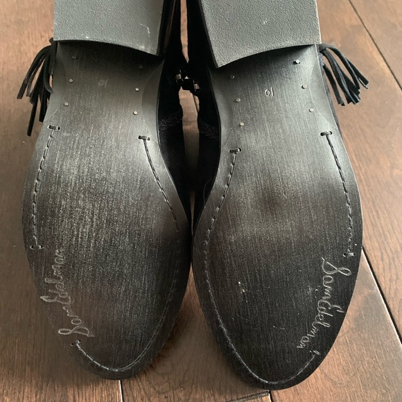 Suede Ankle Boots | Sam Edelman | 10 | Black - Picture 8 of 9